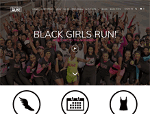 Tablet Screenshot of blackgirlsrun.com